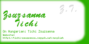 zsuzsanna tichi business card